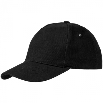 Бейсболка Unit Standard, черная Бейсболка Unit Standard, черная