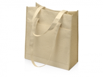 Сумка-шоппер Wheat из переработанного пластика 80gsm, 30.5*33*12.5cm, бежевый Сумка-шоппер Wheat из переработанного пластика 80gsm, 30.5*33*12.5cm, бежевый