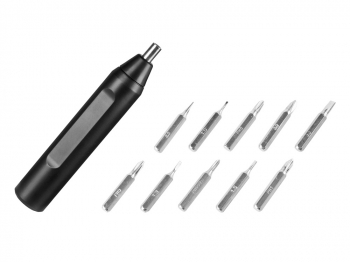 Отвертка "Drill" 10-в-1, черный
