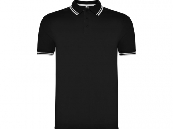 Рубашка поло "Montreal" мужская, белый/нэйви