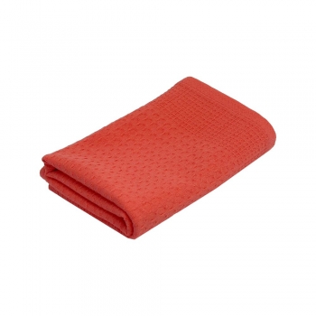 Полотенце вафельное «Деметра», малое, оранжевое (грейпфрут)