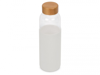 Бутылка для воды стеклянная "Refine", в чехле, 550 мл, черный