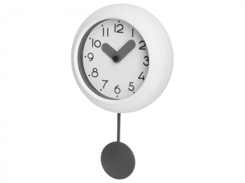 Настенные часы с маятником "Pendulum", белый