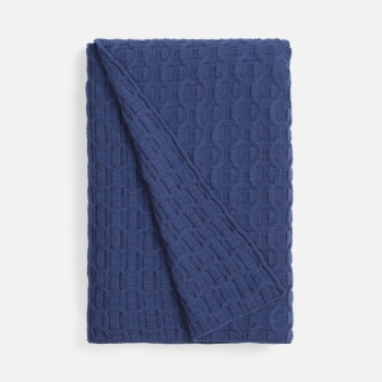 Плед Braidera, синий (черника)