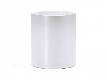 Кружка керамическая ZALA 350 мл, серебристый