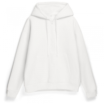 Толстовка унисекс оверсайз Zippy, белая