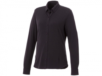 Женская рубашка Bigelow из пике с длинным рукавом, белый