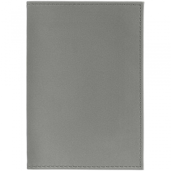 Обложка для паспорта Nubuk, светло-серая