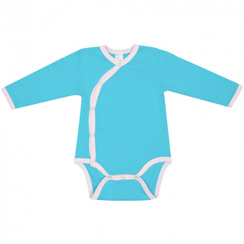 Боди детское Baby Prime, бирюзовое с розовым Боди детское Baby Prime, бирюзовое с розовым