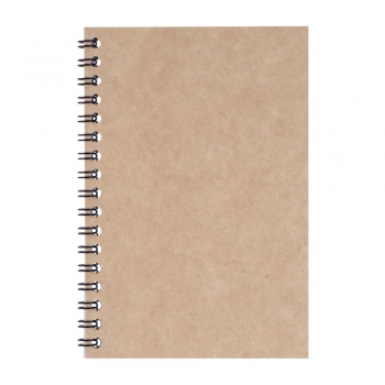 Блокнот Essing M в клетку, крафт