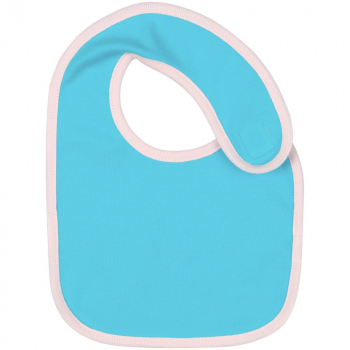 Нагрудник детский Baby Prime, бирюзовый с розовым Нагрудник детский Baby Prime, бирюзовый с розовым