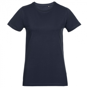 Футболка женская T-bolka Stretch Light Lady, темно-синяя (navy) Футболка женская T-bolka Stretch Light Lady, темно-синяя (navy)