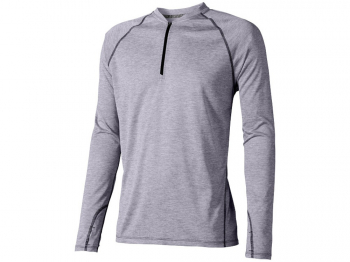 Лонгслив "Quadra" мужской с длинным рукавом, темно-серый