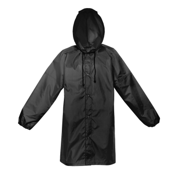 Дождевик на кнопках 301, Черный,  (173)  (44/XS)