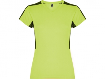 Футболка "Suzuka" женская, лаймовый пунш/черный