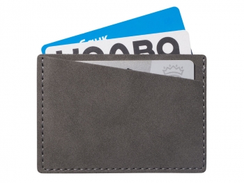 Футляр на 3 пластиковые карты "Alicante", темно-серый