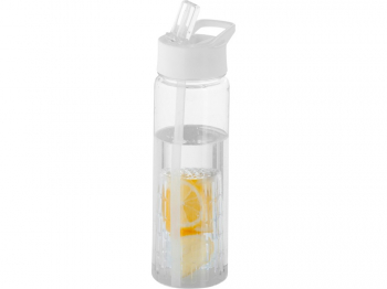 Бутылка "Tuttu Frutti" с отделением для фруктов, белый