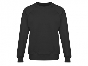 Свитшот оверсайз с рукавом реглан «Belgrade», унисекс, черный