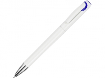 Ручка шариковая "Локи", белый/синий