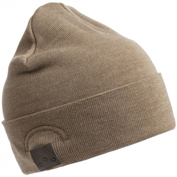 Шапка с Bluetooth гарнитурой Real Talk Headset, бежевый меланж