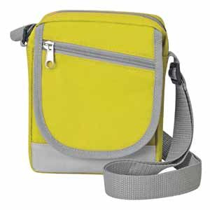 Сумка на плечо "Rome", желтый, 13х17x5 см, полиэстер, шелкография