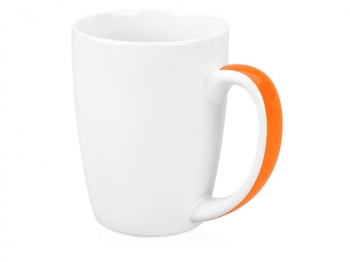 Кружка "Good Day" 320мл, белый/оранжевый
