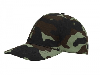 Бейсболка "Camo" 6-ти панельная Бейсболка "Camo" 6-ти панельная