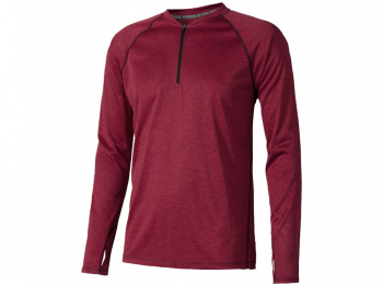 Лонгслив "Quadra" мужской с длинным рукавом, темно-серый