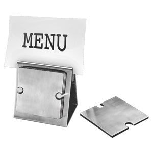 Подставки под кружку/стакан "Dinner" 6 штук  и держатель для меню,10,5х7,8х10,5 см,8,3х8,3х0,2см