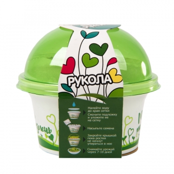 Комплект для выращивания. "Моя микрозелень": РУКОЛА