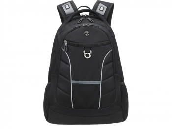 Рюкзак TORBER XPLOR с отделением для ноутбука 15", чёрный, полиэстер 600D, 35x20x47 см, 33л