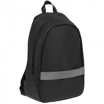 Рюкзак tagBag со светоотражающим элементом, черный Рюкзак tagBag со светоотражающим элементом, черный