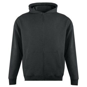 Толстовка унисекс Oversize Zip с капюшоном сэндвич 320, 100, Графит,  (101)  (48/M)
