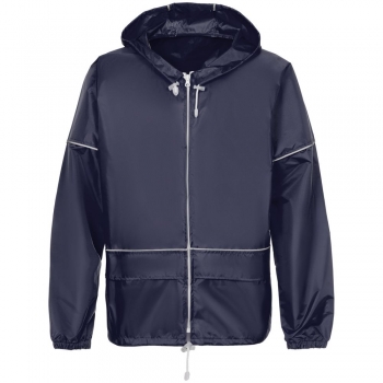 Дождевик со светоотражающими элементами Kivach Promo Blink, темно-синий