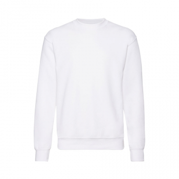 Толстовка мужская с начесом "Classic Set-In Sweat", белый_S, 80% х/б, 20% п/э, 260  г/м2