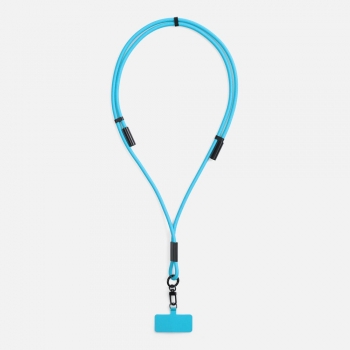 Кабель-ланьярд energyFlex Power Delivery 60 Вт, голубой