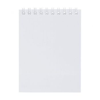 Блокнот на пружине Bonn Soft Touch, S, белый