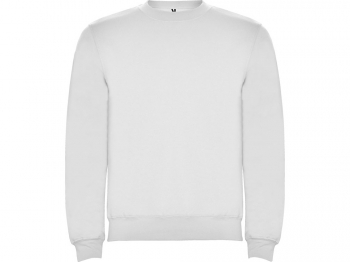 Свитшот с начесом "Clasica" унисекс, белый