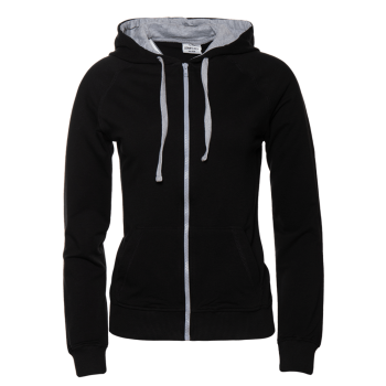 Толстовка женская STAN с капюшоном на молнии футер без начёса, 260, 61W