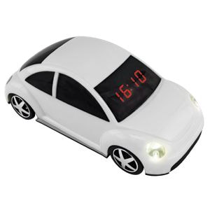 Часы настольные  "Машина", 17,8х7,8х6,8 см, пластик, тампопечать