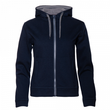 Толстовка женская STAN с капюшоном на молнии сэндвич 320, 19, Тёмно-синий меланж,  (146)  (42/XS)