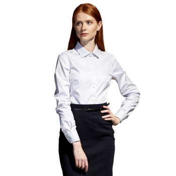 Сорочка 46W_Полоска бело-серая (172) (42/XS)