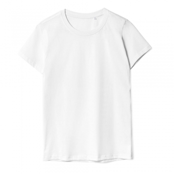 Футболка женская T-bolka Lady, белая (теплый оттенок)