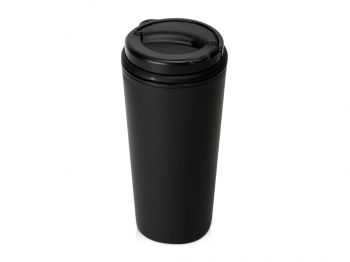 Стакан-тамблер Moment с кофейной крышкой, 350 мл, цвет черный