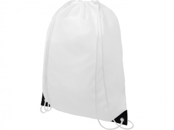 Рюкзак со шнурком Oriole, имеет цветные края, оранжевый