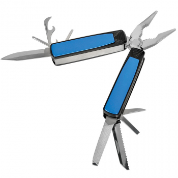 Мультиинструмент "ЭВЕРЕСТ" в подарочной коробке, синий, металл