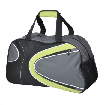 Сумка для спорта и отдыха "Fitness & Wellness", зеленый, 50х28х20 см, полиэстер, шелкография