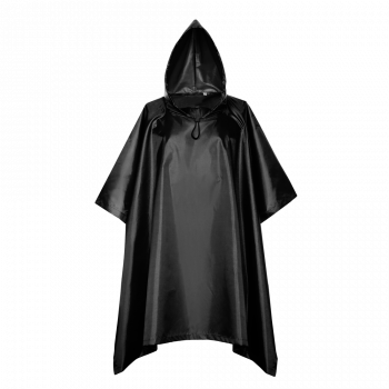 Дождевик-пончо 302_Чёрный (20) (L/50)