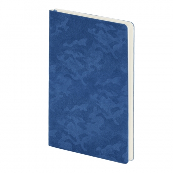 Бизнес-блокнот Tabby Franky, гибкая обложка, в клетку, синий