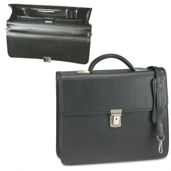 Портфель  "Империя", 39 x 11 x 31 см, кожа